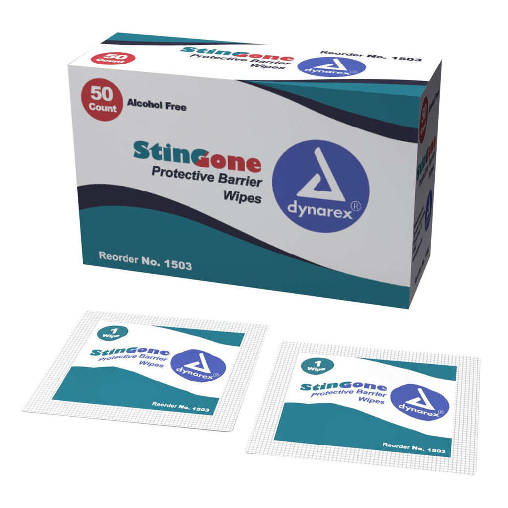 Skin Barrier Wipe - StingGone 20% Strength Polyaminopropyl Biguanide Individual Packet NonSterile