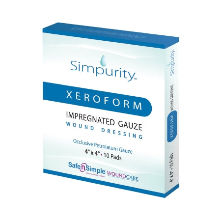 Xeroform Petrolatum Impregnated Dressing - Simpurity Sterile