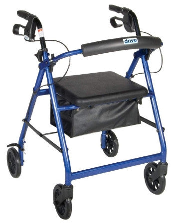 Walker Drive Medical 4 wheel rollator w/pouch